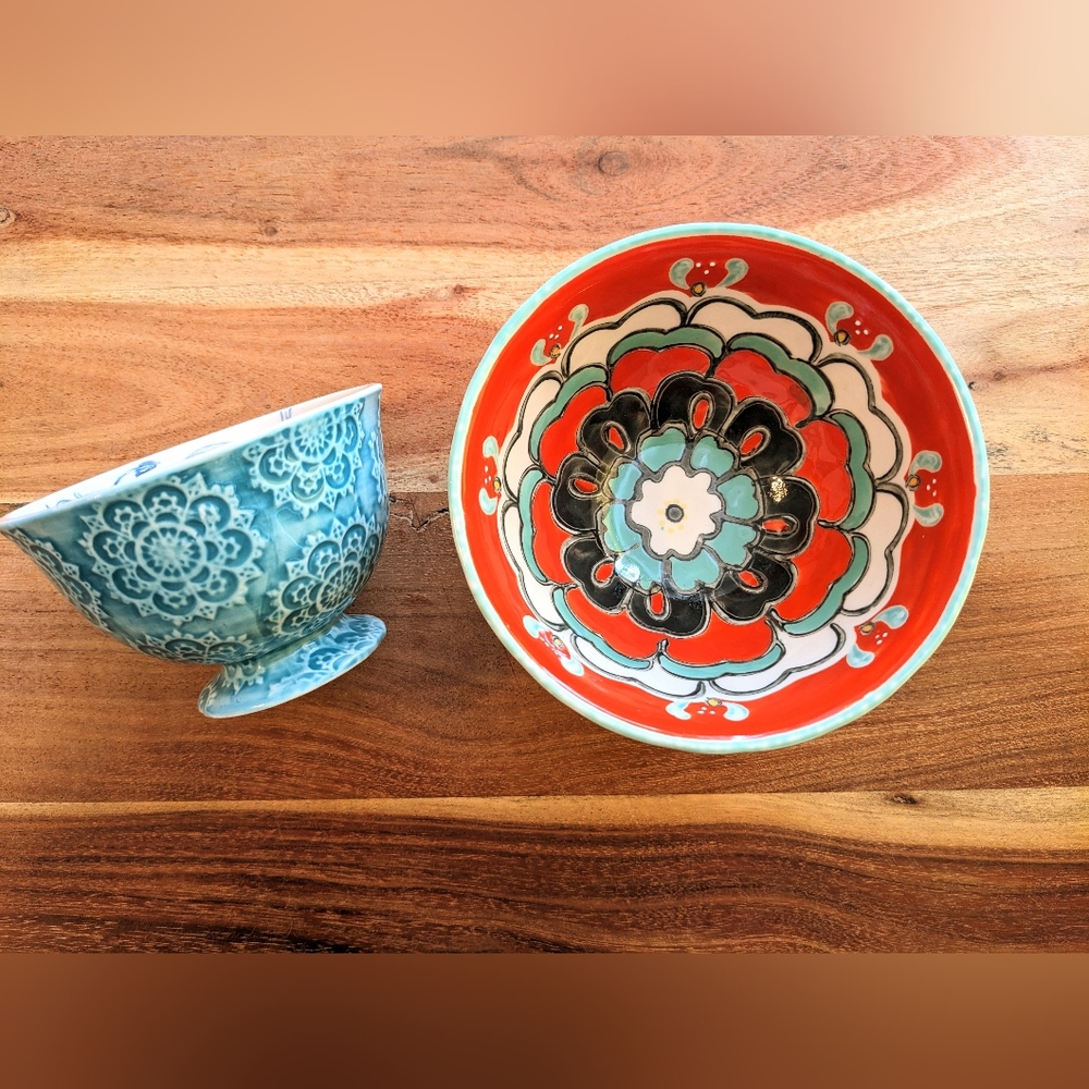 Anthropologie Dining Bowls (Set of 2)